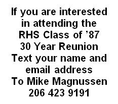 Anne Tallman - Class of 1987 - Redmond High School
