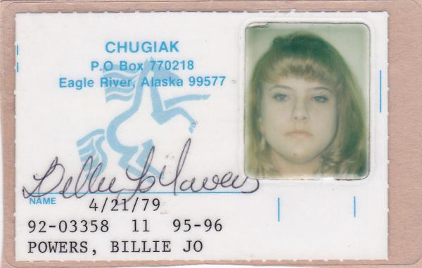 Billie Powers - Class of 1997 - Chugiak High School
