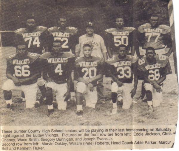 Gregory Dunigan - Class of 1993 - Sumter County High School