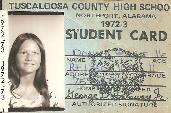 Donna Gast - Class of 1974 - Tuscaloosa County High School