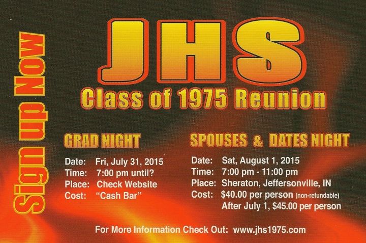 40th Reunion - Class of 1975
