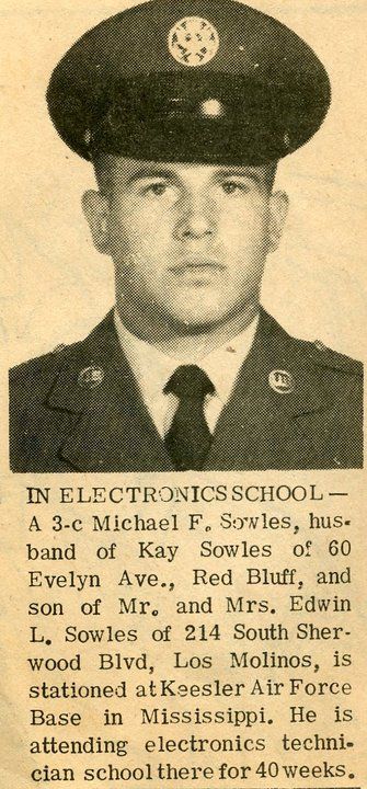 Michael Sowles - Class of 1964 - Los Molinos High School