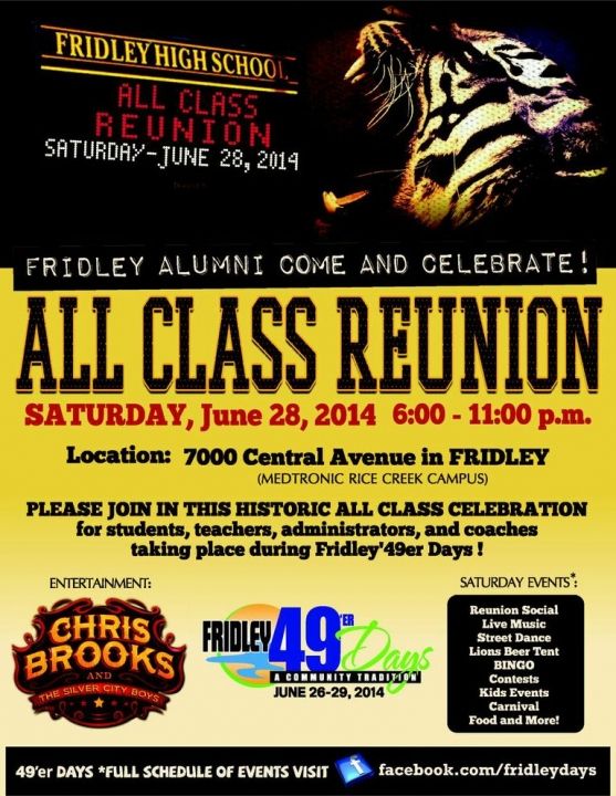 Fridley All Class Reunion 2014