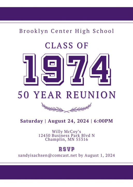 Class of 1974 50th Reunion