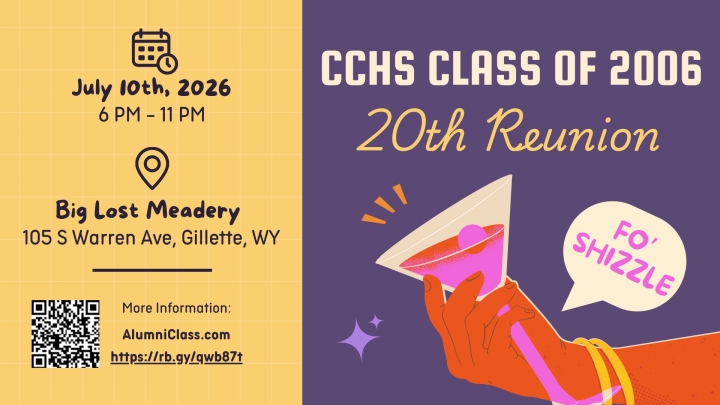 20th Reunion CCHS Class of 2006