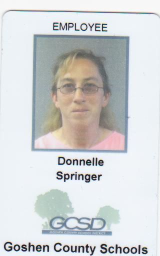 Donnelle Springer - Class of 1991 - Lingle-fort Laramie High School