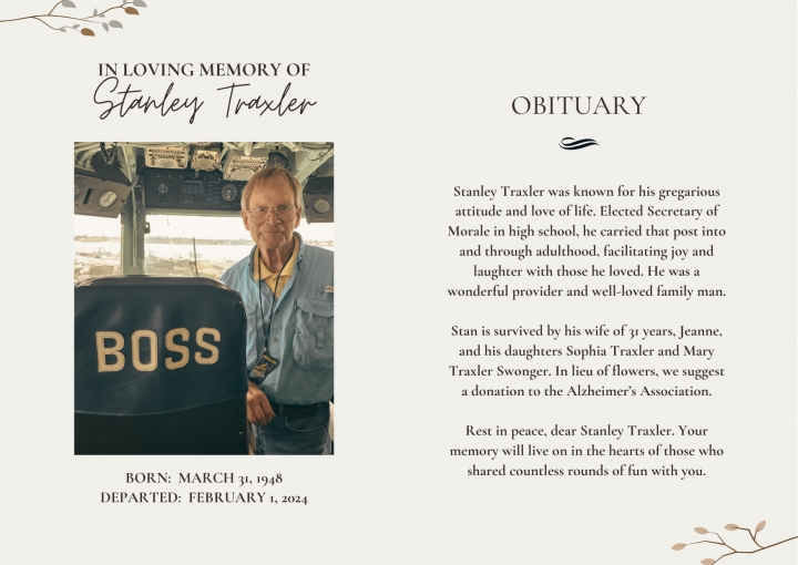 Stanley Traxler - Class of 1966 - Palmer High School