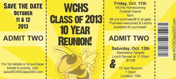 Class of 2003- 10 Year Reunion