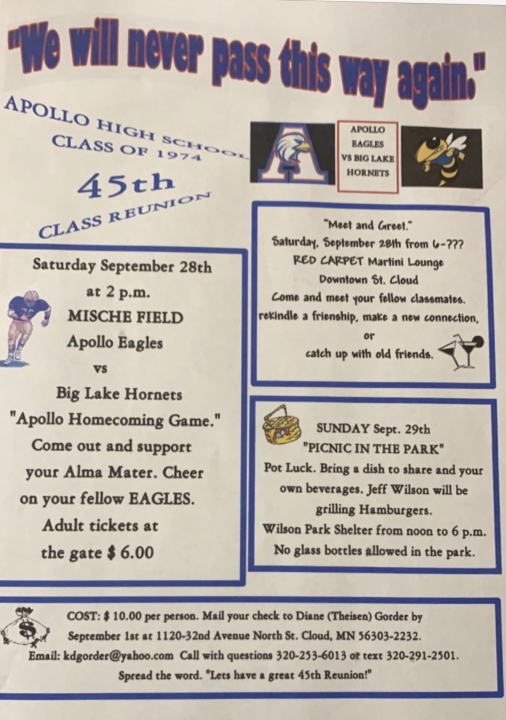 Apollo High School Alumni Photo