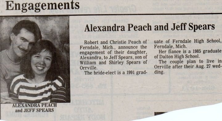 Alexandra Peach - Class of 1991 - Ferndale High School