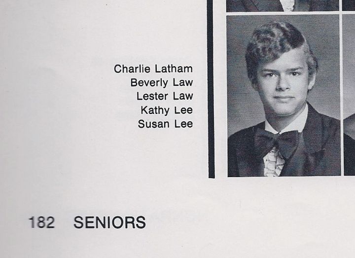 Charlie Latham - Class of 1977 - Duncan U. Fletcher High School