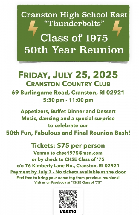 Class of 1975 50th Year Reunion