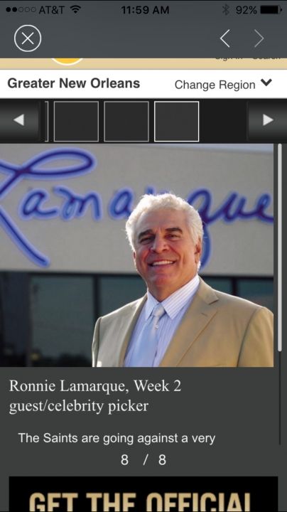 Ronnie Lamarque - Class of 1964 - Chalmette High School