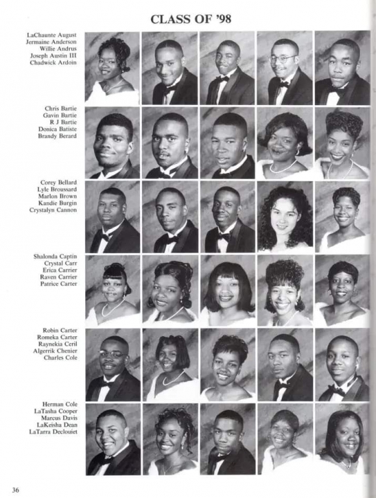Jermaine Anderson - Class of 1998 - Lake Charles/boston High School
