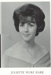 Juliette Wurz Hare - Class of 1964 - Warren Easton High School