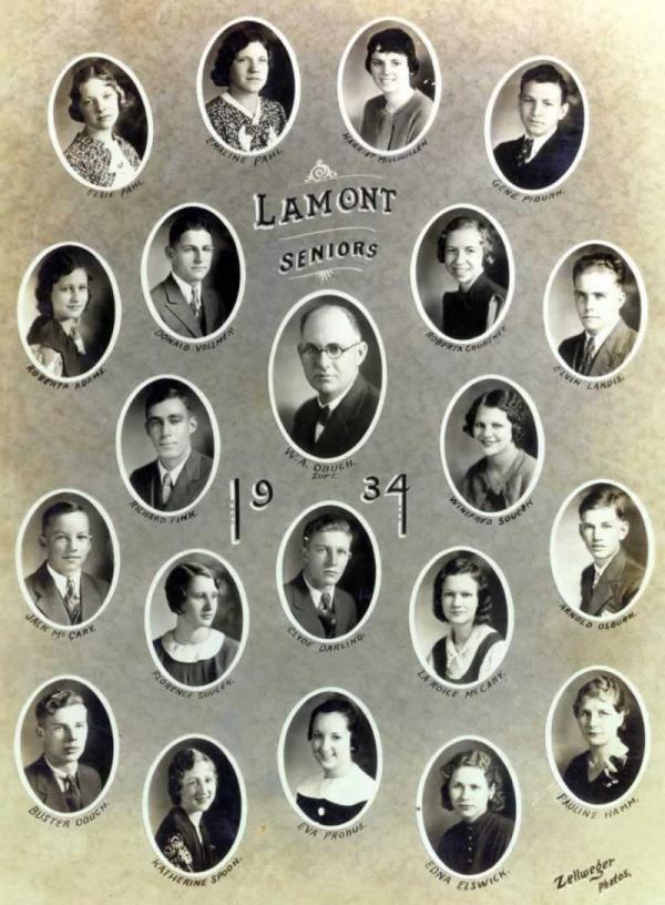 Jack Mccary - Class of 1934 - Deer Creek-lamont High School