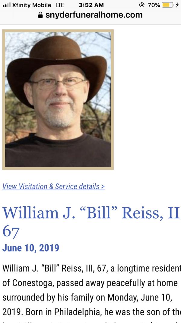 William ‘bill’ Reiss