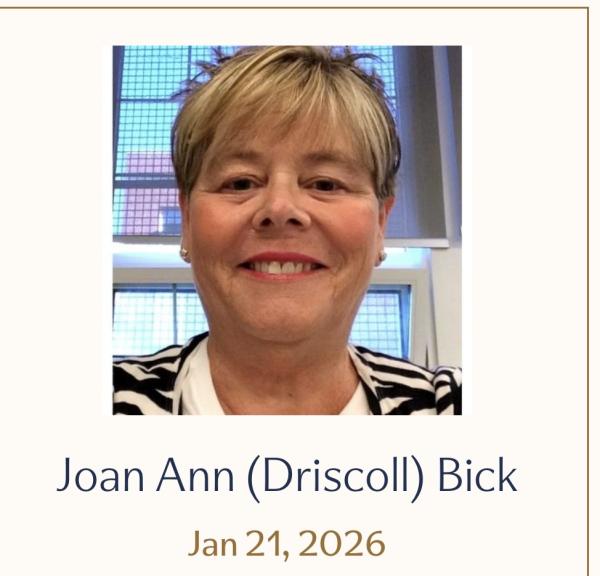 Joan (driscoll) Bick
