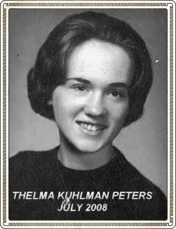 Thelma (t Gay) Kuhlman Peters