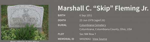 Marshall C. “skip” Fleming, Jr.