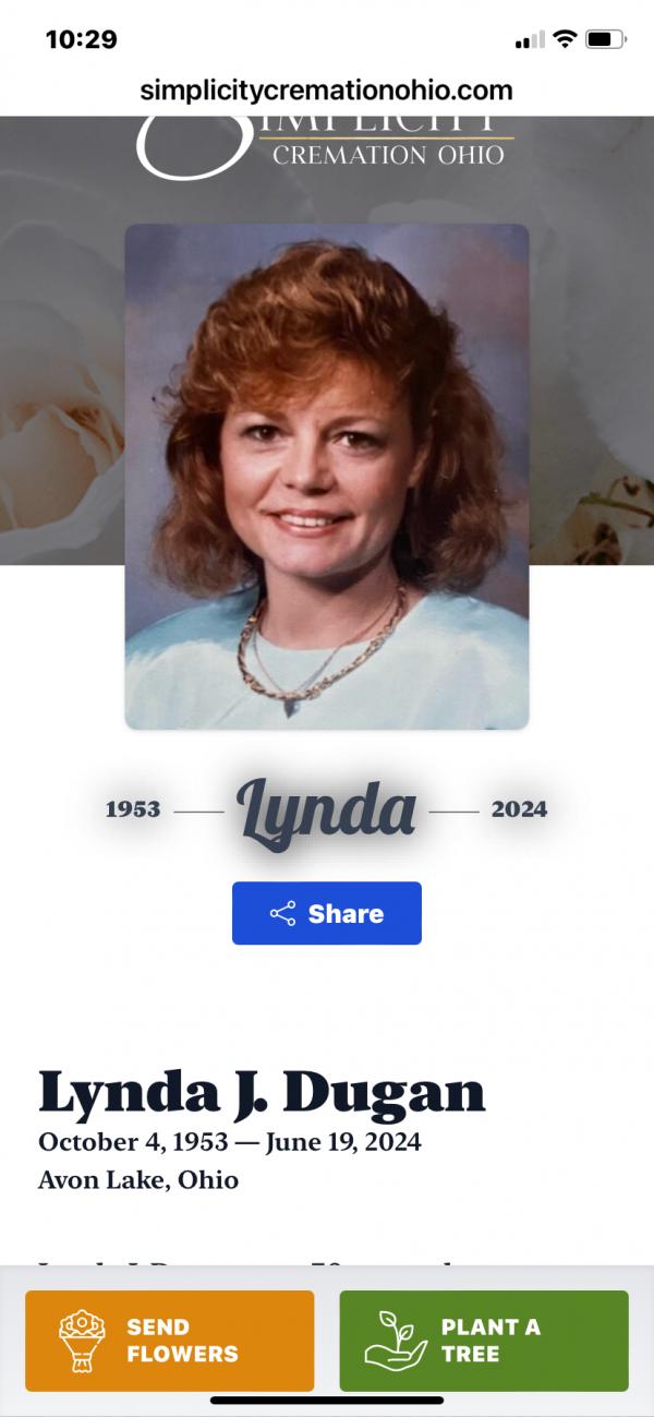 Lynda Bramblett Dugan