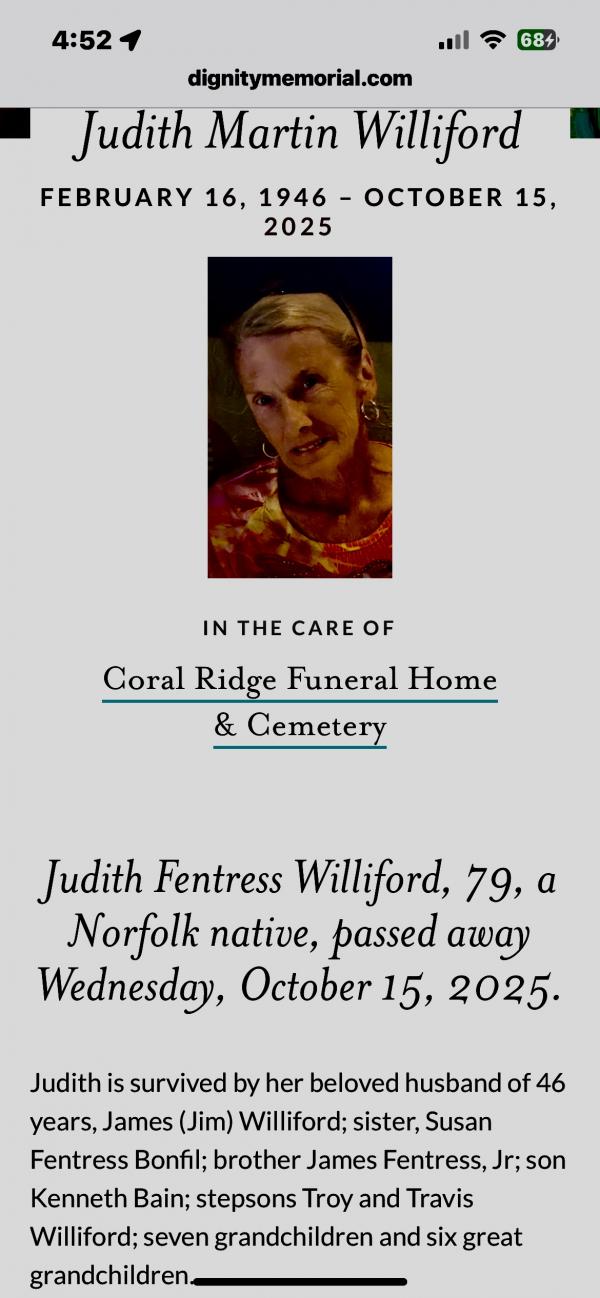Judy Fentress Williford