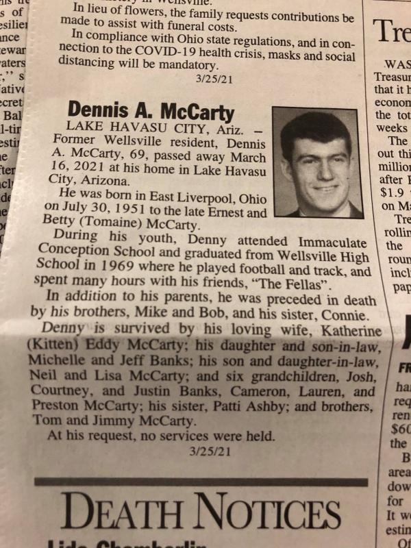 Dennis A. Mccarthy