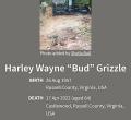 Harley Wayne "bud" Grizzle