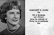 Margaret "peggy" Hayes