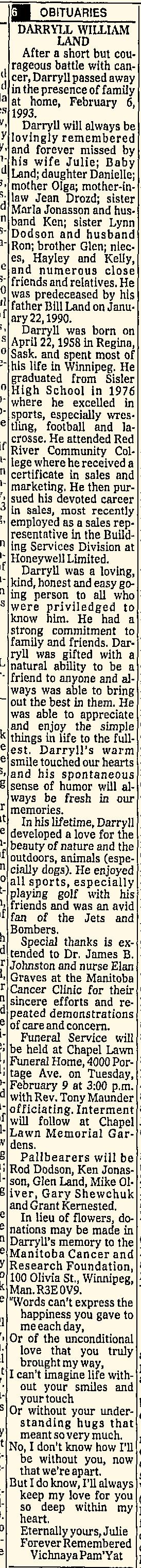 Darryll William Land