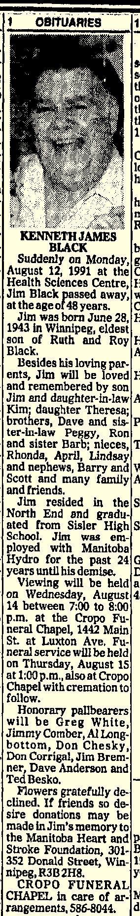 Kenneth James "jim" Black