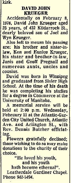 David John Krueger
