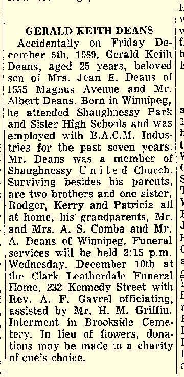 Gerald Keith Deans