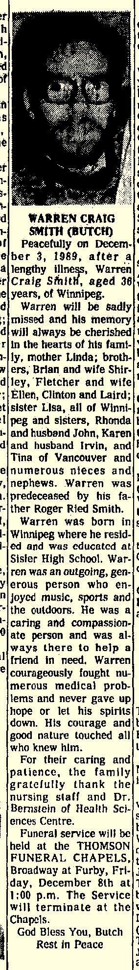 Warren Craig Smith