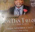 Reverend Nelson Dan Taylor, Sr.