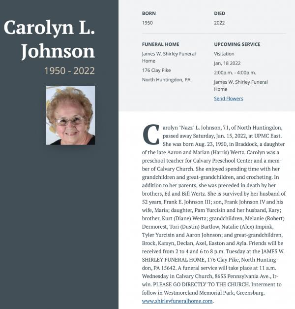 Carolyn Wertz Johnson