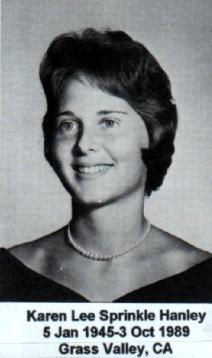 Karen (sprinkle) Hanley