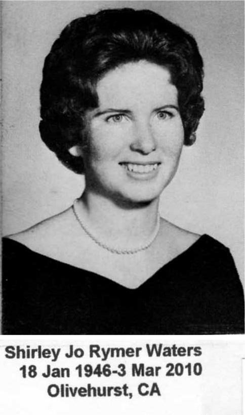 Shirely Joe (rymer) Waters