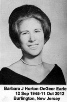 Barbara (degeer) Earle