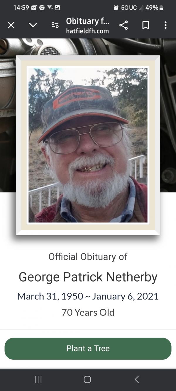 George Patrick "corky" Netherby