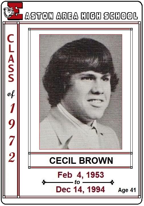 Brown, Cecil D.