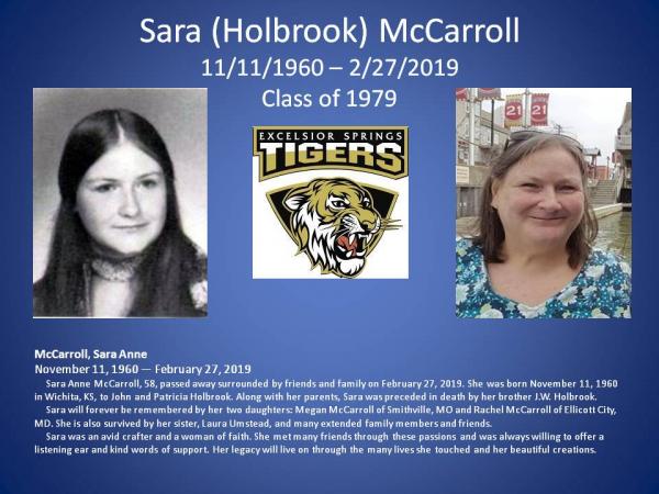Sara (holbrook) Mccarroll