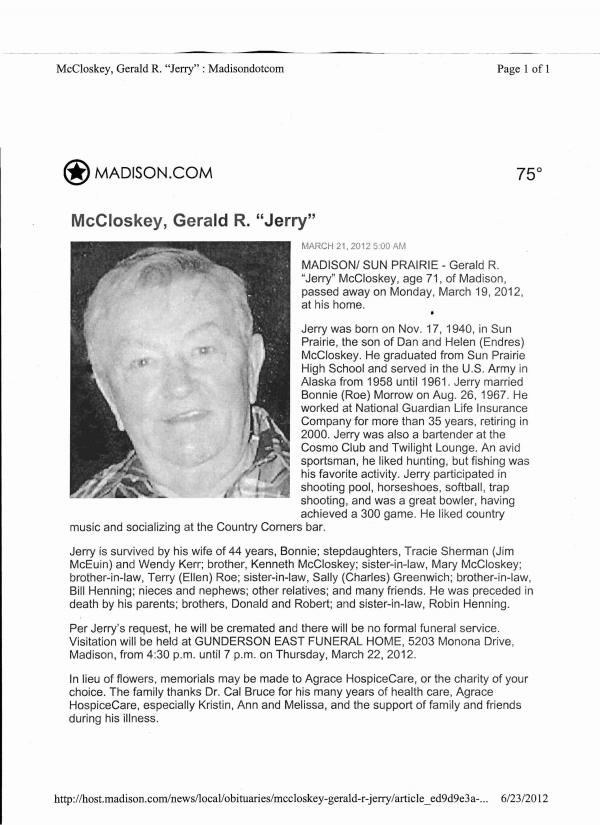 Jerry Mccloskey