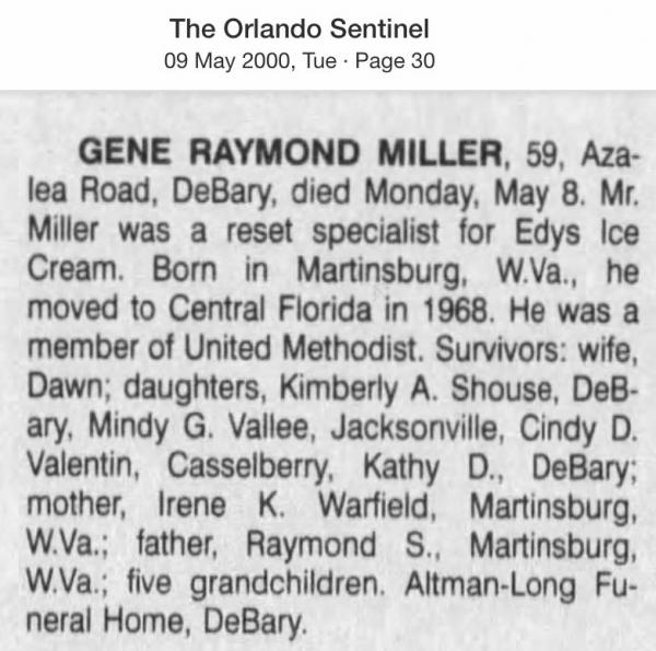 Gene Raymond Miller