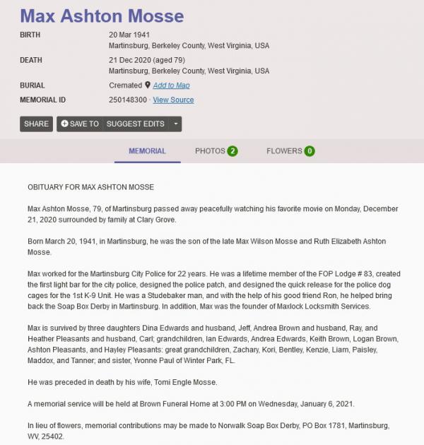 Max Ashton Mosse