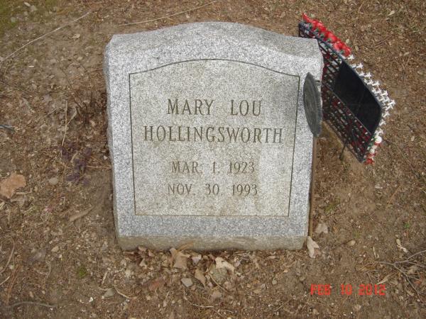 Mary Lou (o'brien) Hollingsworth