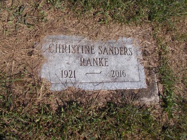 Christine (sanders) Ranke