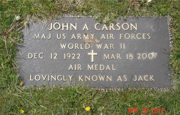 John A. "jack" Carson