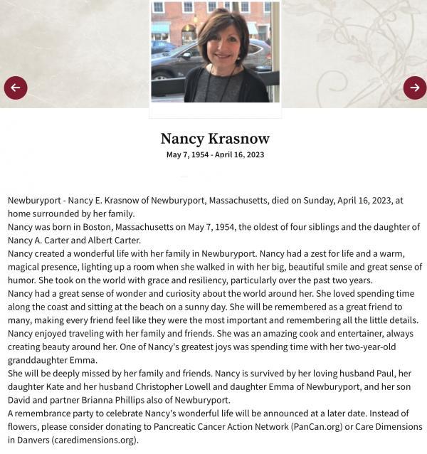 Nancy (carter) Krasnow