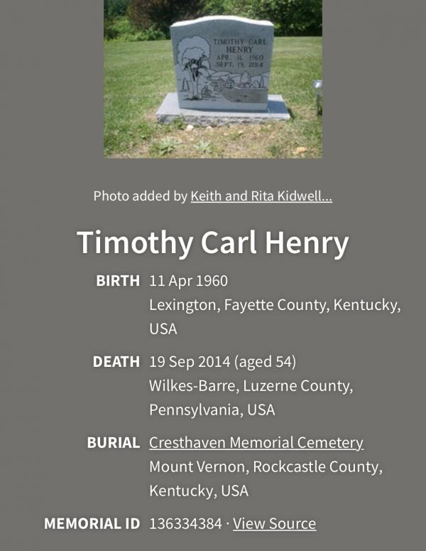 Timothy Carl Henry